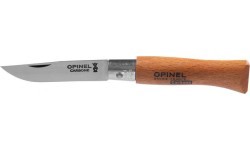 Нож Opinel 4 углеродистая сталь, бук