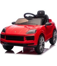 Elektromobilis Porsche Cayenne, sarkans