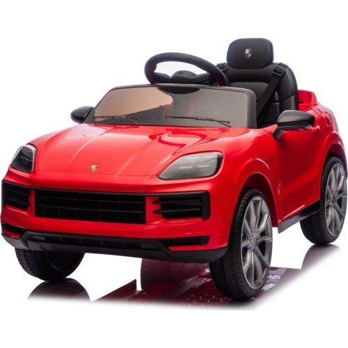 Elektromobilis Porsche Cayenne, sarkans