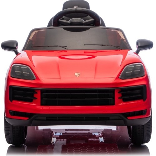 Elektromobilis Porsche Cayenne, sarkans