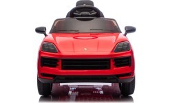 Elektromobilis Porsche Cayenne, sarkans