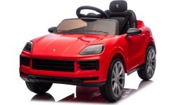 Elektromobilis Porsche Cayenne, sarkans