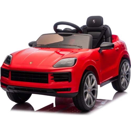 Elektromobilis Porsche Cayenne, sarkans