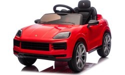 Elektromobilis Porsche Cayenne, sarkans