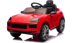 Elektromobilis Porsche Cayenne, sarkans
