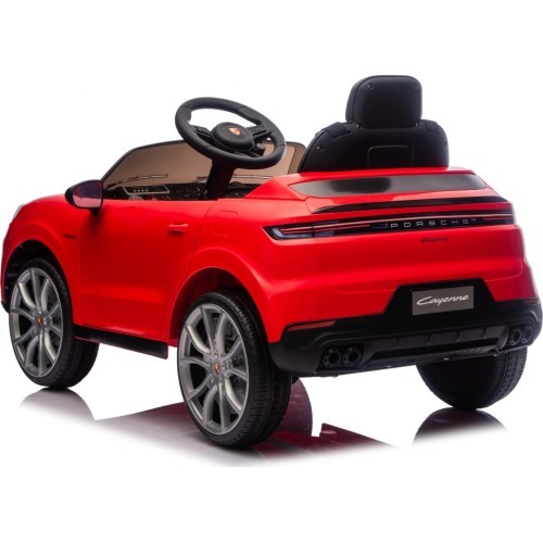 Elektromobilis Porsche Cayenne, sarkans
