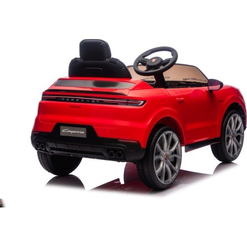 Elektromobilis Porsche Cayenne, sarkans