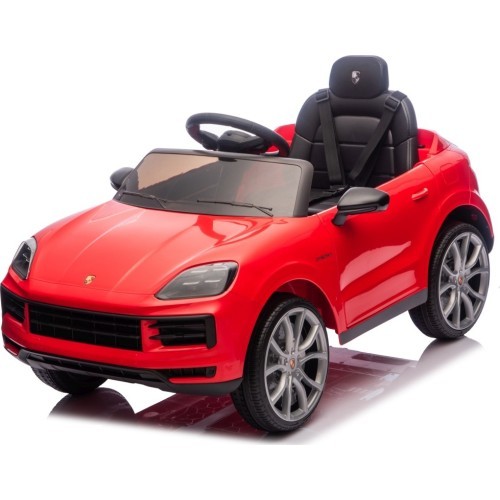 Elektromobilis Porsche Cayenne, sarkans