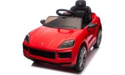 Elektromobilis Porsche Cayenne, sarkans