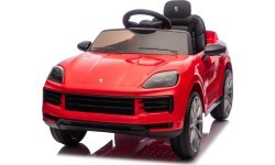 Электромобиль Porsche Cayenne, красный
