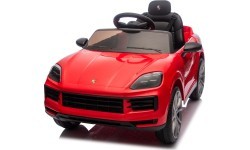 Elektromobilis Porsche Cayenne, sarkans