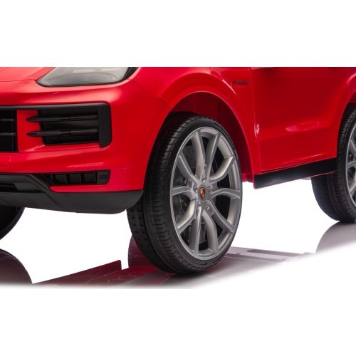 Elektromobilis Porsche Cayenne, sarkans