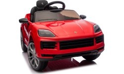 Elektromobilis Porsche Cayenne, sarkans