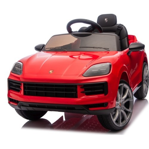 Elektromobilis Porsche Cayenne, sarkans