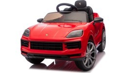 Elektromobilis Porsche Cayenne, sarkans