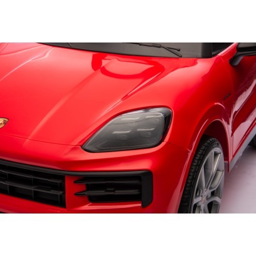 Elektromobilis Porsche Cayenne, sarkans