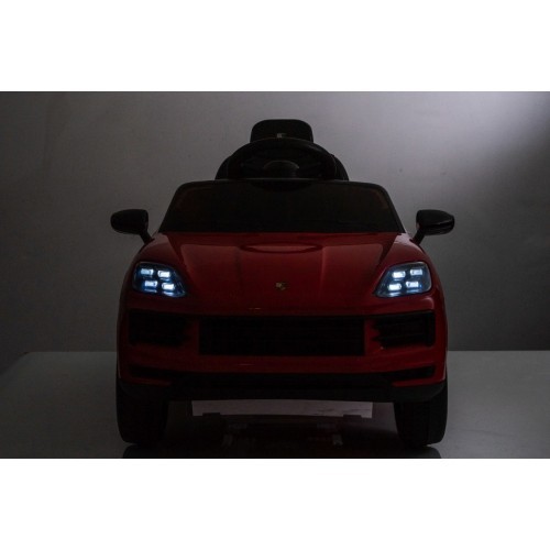 Elektromobilis Porsche Cayenne, sarkans