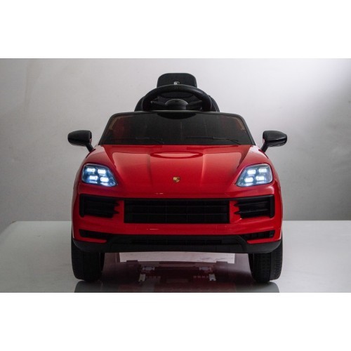 Elektromobilis Porsche Cayenne, sarkans