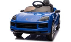Elektromobilis Porsche Cayenne, zils