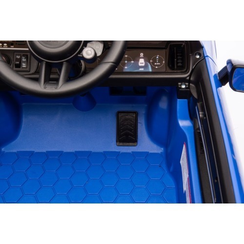 Elektromobilis Porsche Cayenne, zils