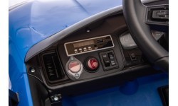 Elektromobilis Porsche Cayenne, zils