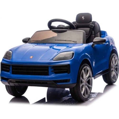 Elektromobilis Porsche Cayenne, zils