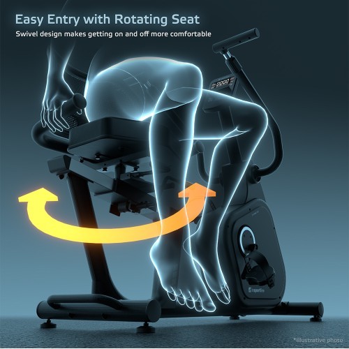 Recumbent Bike inSPORTline ZenSeat 100