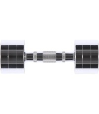 HROMĒTAS HANTELES HMS - 2 x 5 kg