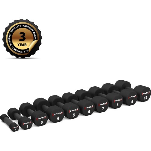 Полиуретановые гантели TPU HPT HMS - 2 x 2 kg