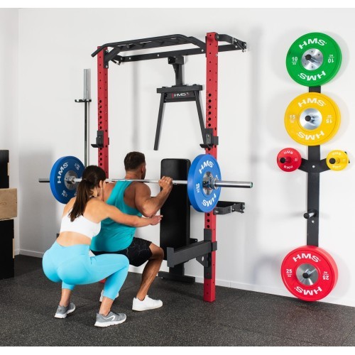 KLT22 MULTIFUNCTIONAL FOLDING POWER RACK RED HMS