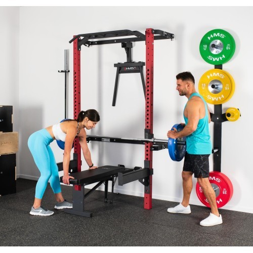 KLT22 MULTIFUNCTIONAL FOLDING POWER RACK RED HMS