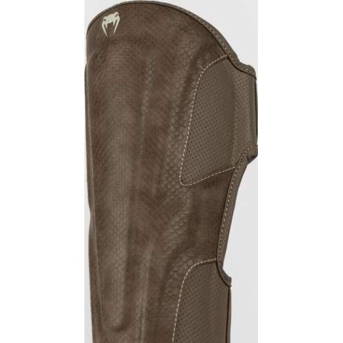 Venum Impact Evo Scales Shin Guards - Brown