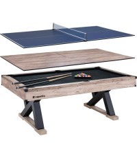 Billiards Table 3-in-1 inSPORTline Residento - Light Wood
