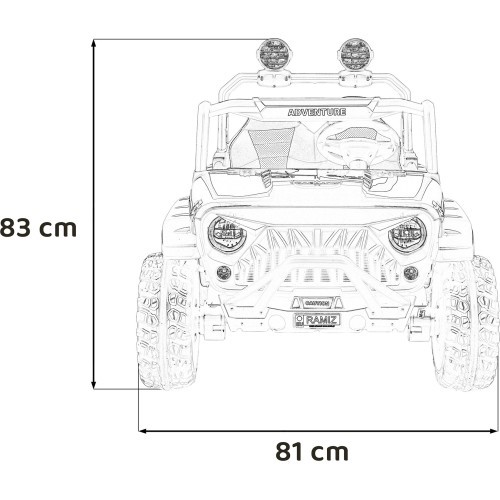 PASSION 4x4 Off-Road Vehicle Red