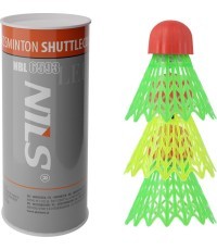 NBL6593 КРОССМИНТОННЫЕ НЕЙЛОНОВЫЕ ШАТТЛЫ LED 3 ШТ. НИЛС