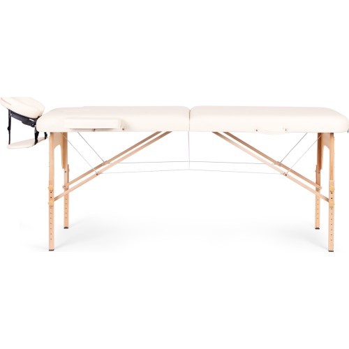 Wooden massage and rehabilitation table, 2-segment, foldable into a suitcase + bag ModernHome