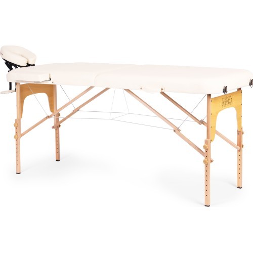 Wooden massage and rehabilitation table, 2-segment, foldable into a suitcase + bag ModernHome