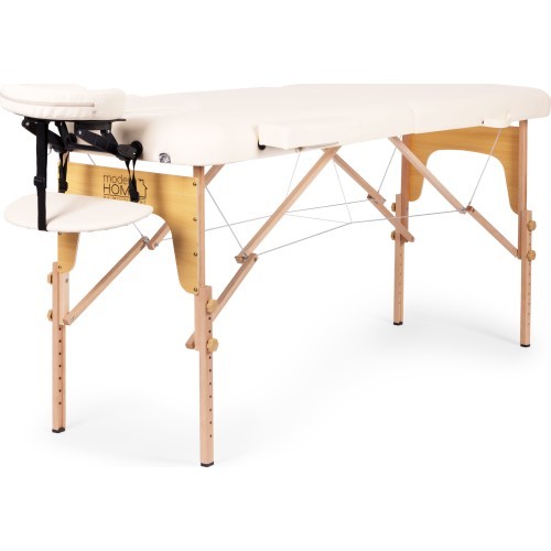 Wooden massage and rehabilitation table, 2-segment, foldable into a suitcase + bag ModernHome
