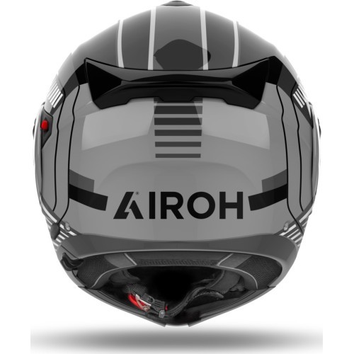 Flip-Up Motorcycle Helmet AIROH SPECKTRE Groove P/J Glossy Gray