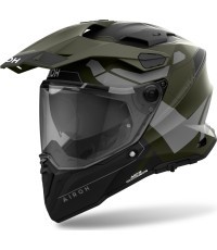 Мотошлем Airoh Commander 2 Reveal матовый армейский зеленый