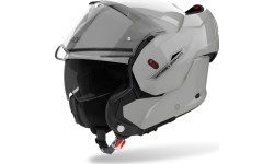 Flip-Up Motorcycle Helmet AIROH MATHISSE 2 Color P/J Matte Cement Gray