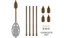 ZFISH Feeder Casting Tube barotava, 4 gab.