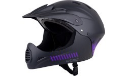 Downhill Helmet W-TEC Campanero Noir Violet