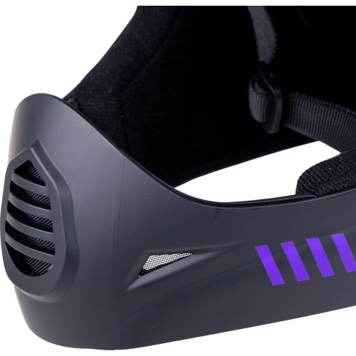 Downhill Helmet W-TEC Campanero Noir Violet
