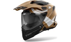 Motorcycle Helmet Airoh Commander 2 Reveal Matte Sand