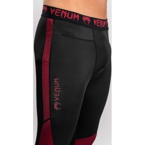Мужские компрессионные штаны Venum x Assassin's Creed Shadows Burgundy/Black