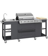 Dārza virtuve ar gāzes grilu Cattara Vicenza