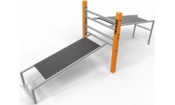 Street Workout Double Incline BenchSW17B