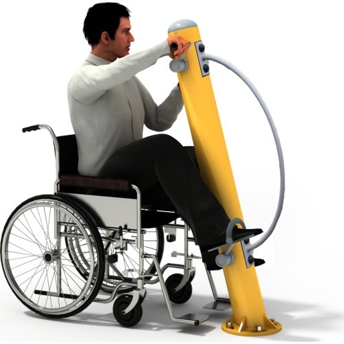 Āra trenažieris cilvēkiem ar invaliditāti – slīpais velosipēds E45