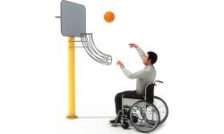 Āra trenažieris basketbola grozs invalīdiem DisabledE49